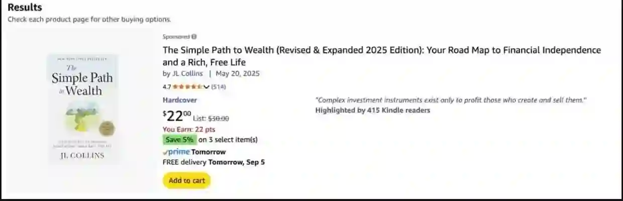Reader engagement and 5 star review acquisition screenshot